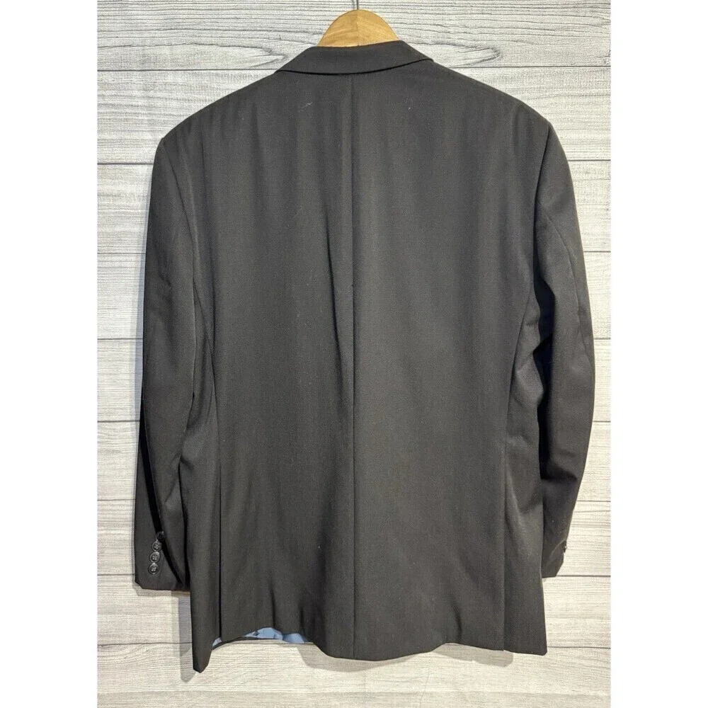 Vince Camuto Slim Mens 44R Gray 100% Wool Blazer Jacket Sport Coat